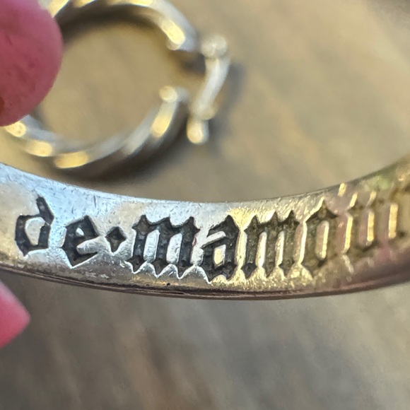 Sterling Silver Infinity Band Ring size 8 De M’amour Soiez Sure - Picture 2 of 4